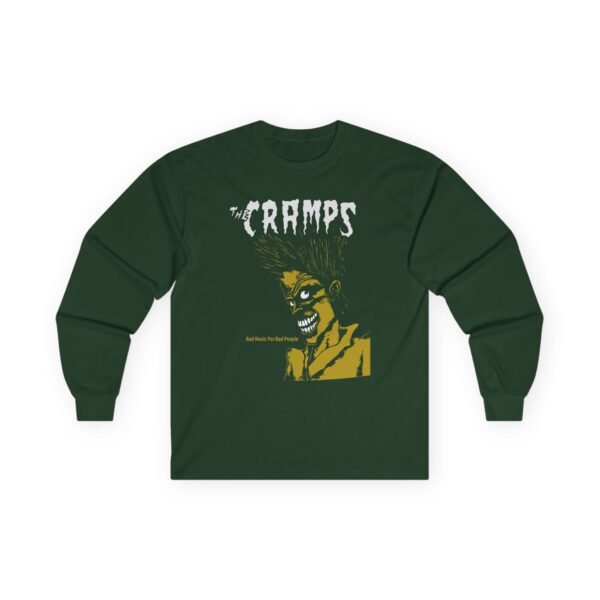 The Cramps Bad Music for Bad People Unisex Ultra Cotton Long Sleeve Tee - Image 5