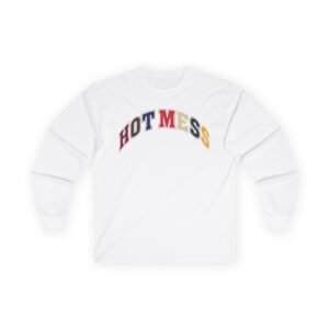 Alix Earle Hot Mess Varsity Unisex Ultra Cotton Long Sleeve Tee