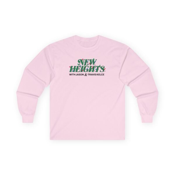 New Heights Podcast Holiday Lights Unisex Ultra Cotton Long Sleeve Tee - Image 9