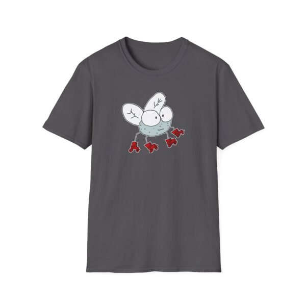 Carl Barron Skating Flies Unisex Softstyle T-Shirt - Image 15