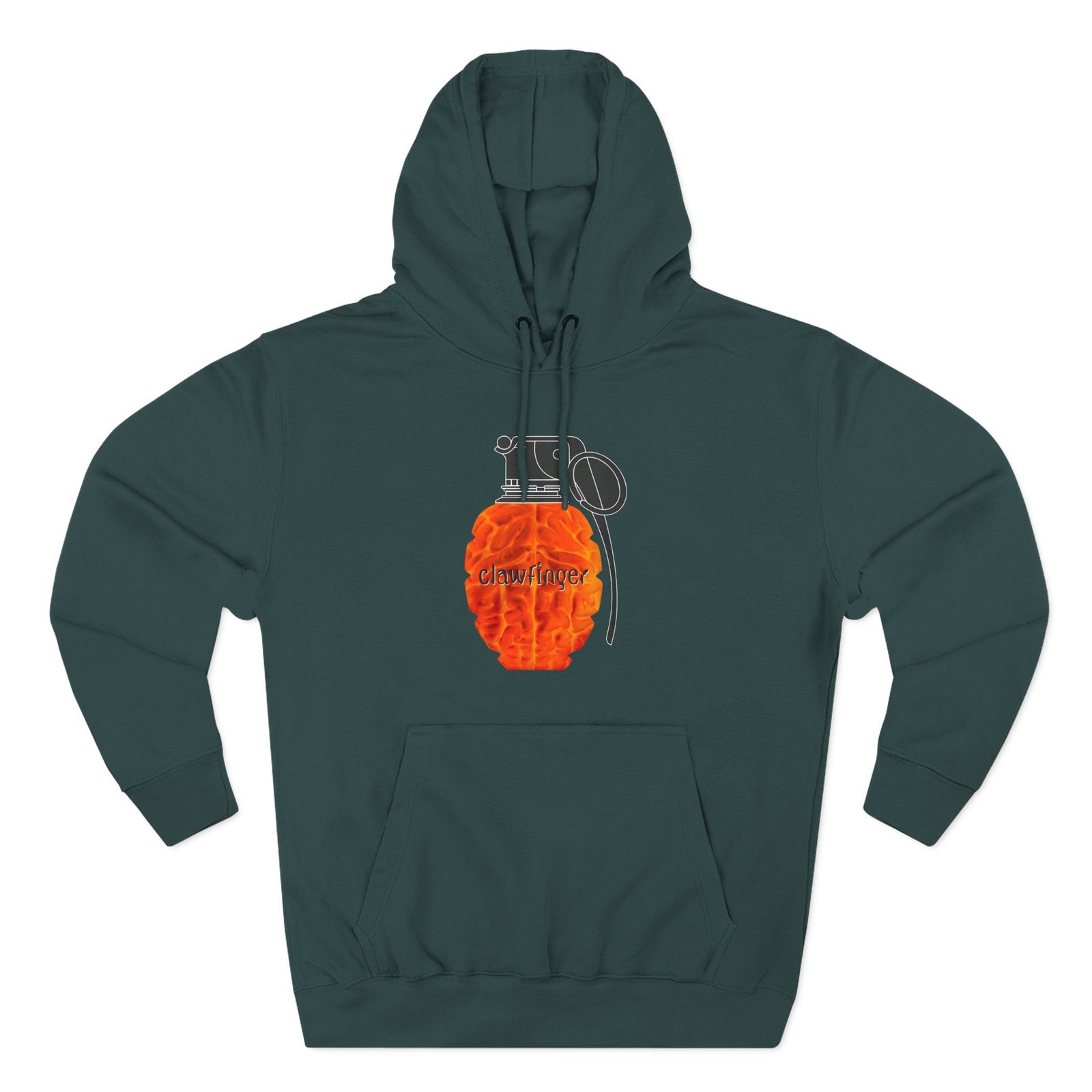Clawfinger Use Your Brain Three-Panel Fleece Hoodie - Image 13