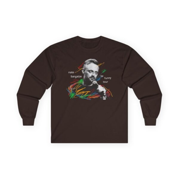 Nate Bargatze 2024 Be Funny Tour Unisex Ultra Cotton Long Sleeve Tee - Image 5
