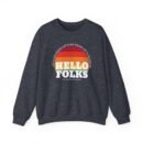 Nate Bargatze Hello Folks Unisex Heavy Blend™ Crewneck Sweatshirt