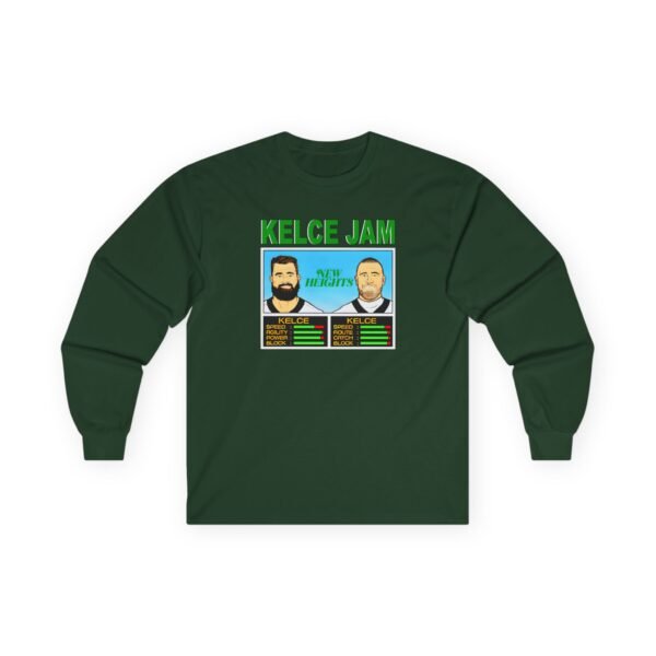 New Heights Kelce Jam Jason And Travis Unisex Ultra Cotton Long Sleeve Tee - Image 11
