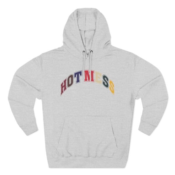 Alix Earle Hot Mess Varsity Three-Panel Fleece Hoodie - Image 3