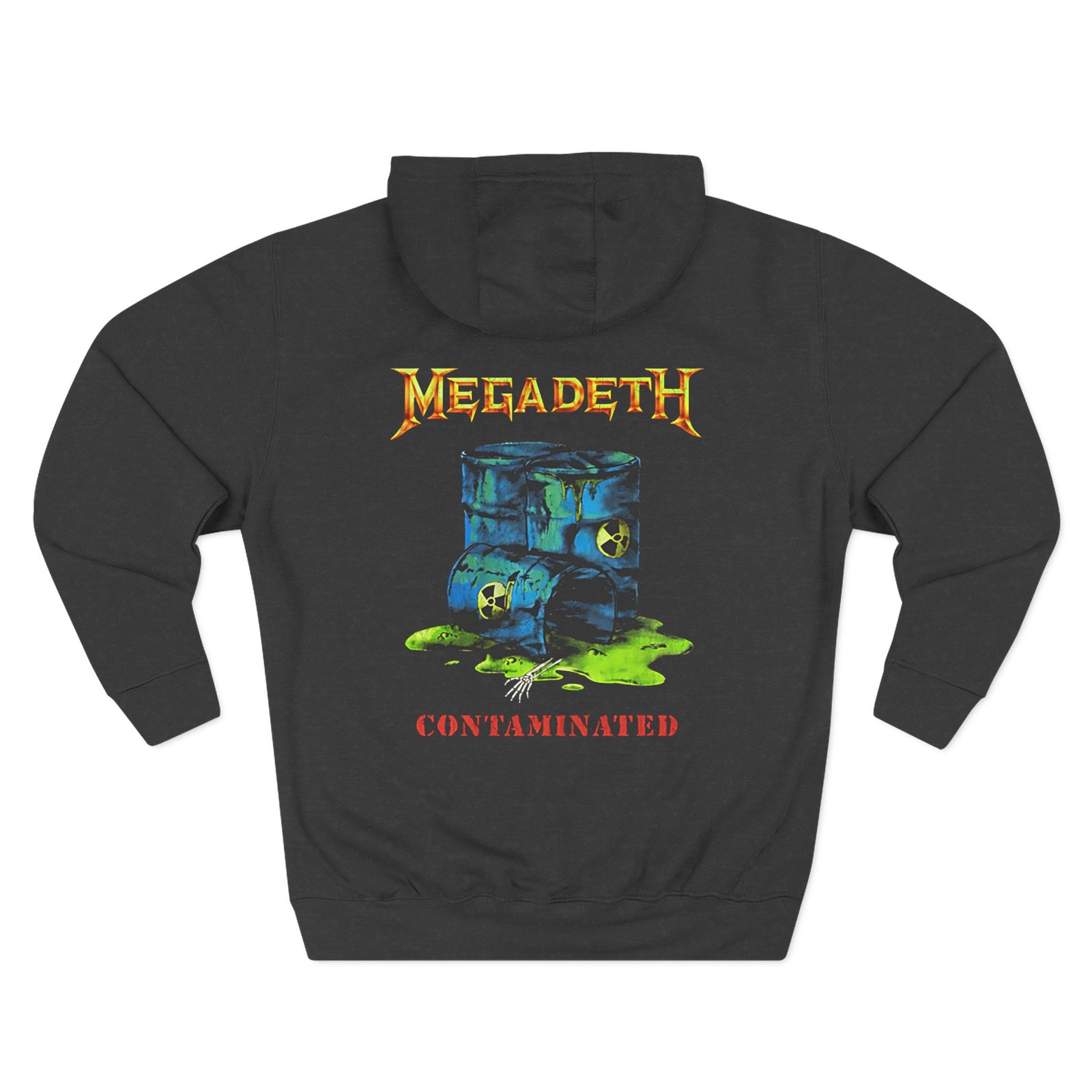 Manhead Megadeth Contaminated Three-Panel Fleece Hoodie - Image 4