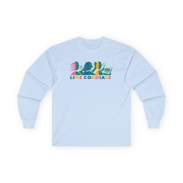 Lime Cordiale Logo Unisex Ultra Cotton Long Sleeve Tee - Image 5