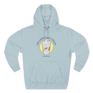 Nate Bargatze - Iced Coffee Whip Cream? Three-Panel Fleece Hoodie