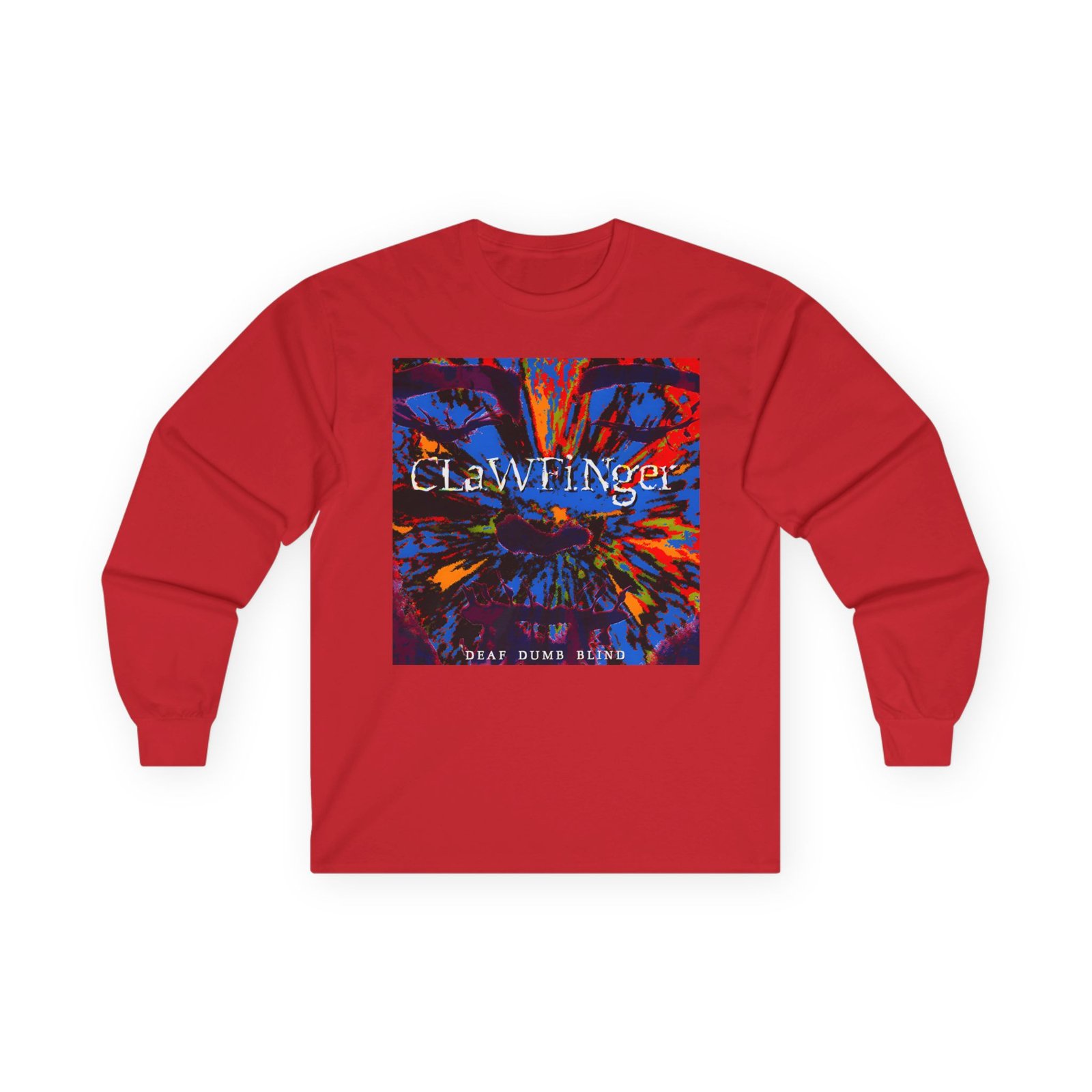 Clawfinger Deaf Dumb Blind 2 Album Cover Unisex Ultra Cotton Long Sleeve Tee - Image 27