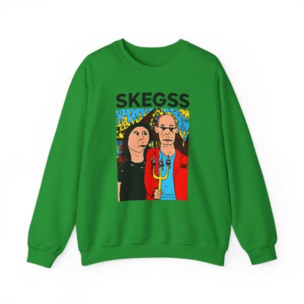 Skegss Gothic America Unisex Heavy Blend™ Crewneck Sweatshirt - Image 11