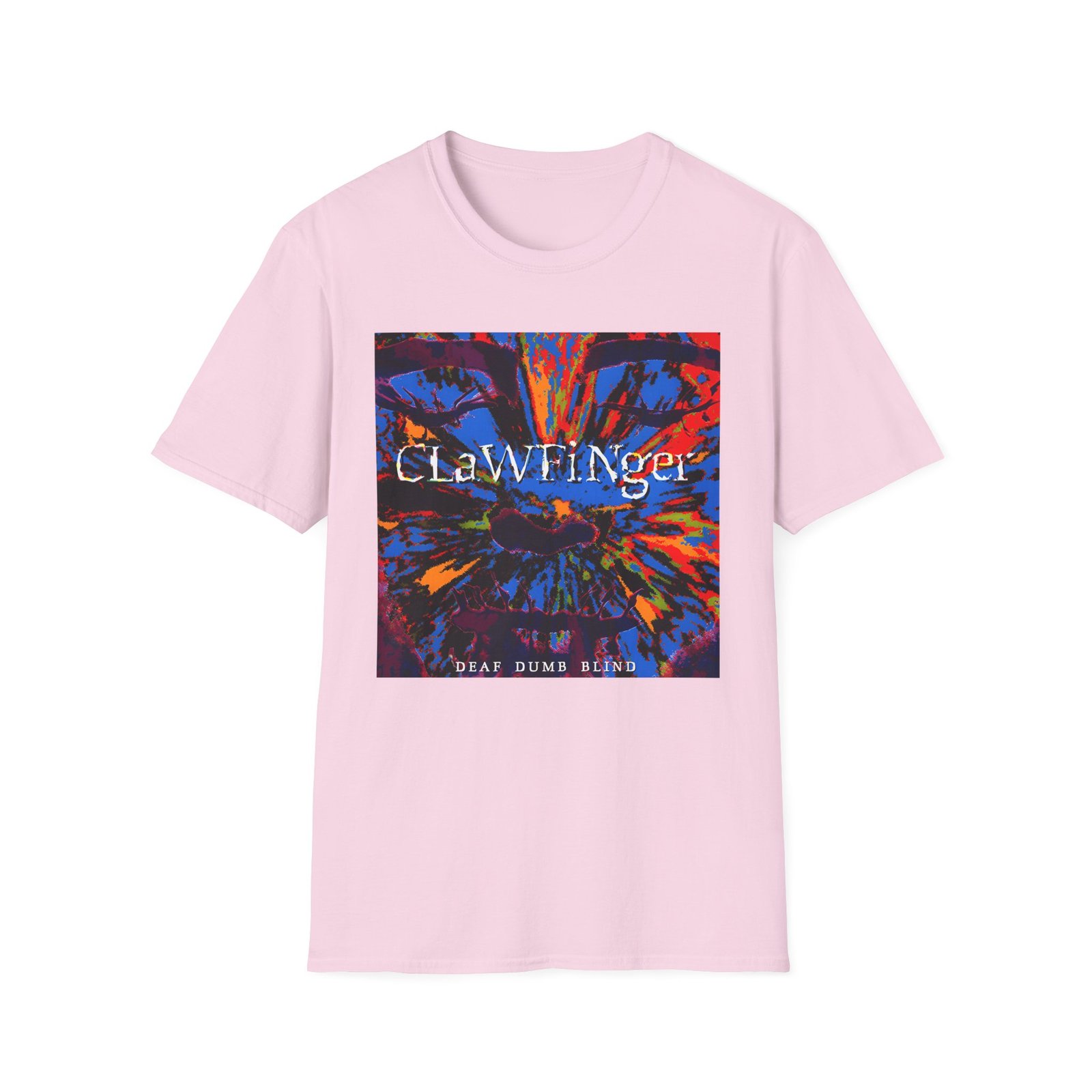 Clawfinger Deaf Dumb Blind 2 Album Cover Unisex Softstyle T-Shirt - Image 25