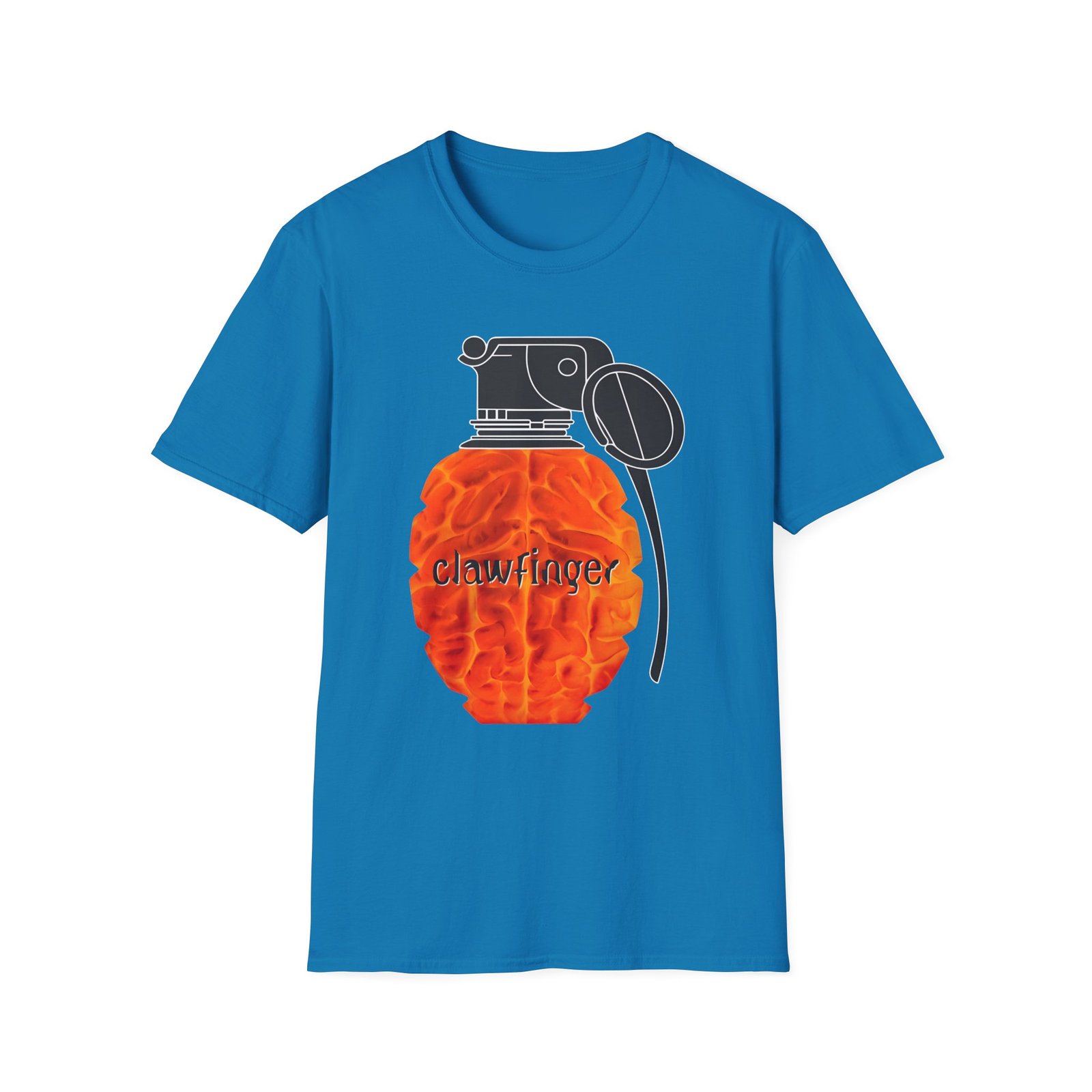 Clawfinger Use Your Brain Unisex Softstyle T-Shirt - Image 13