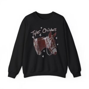 Tyler Childers Green Youth Mule Unisex Heavy Blend™ Crewneck Sweatshirt