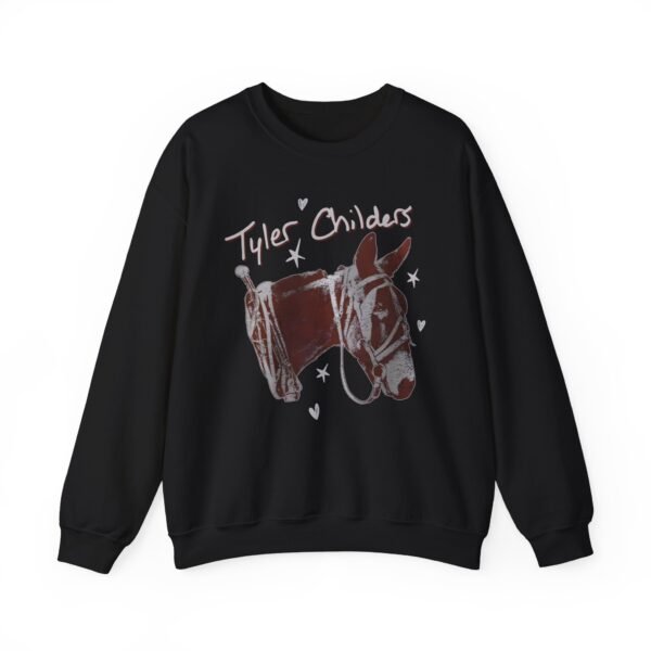 Tyler Childers Green Youth Mule Unisex Heavy Blend™ Crewneck Sweatshirt