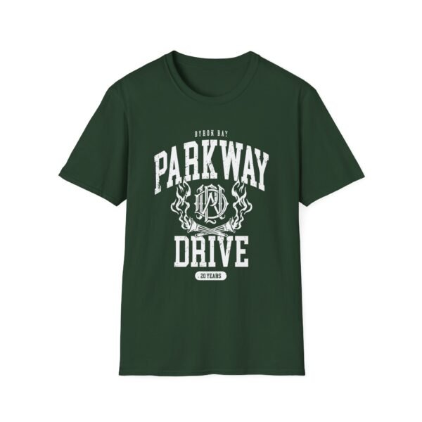 Parkway Drive 20-year-anniversary Unisex Softstyle T-Shirt - Image 9