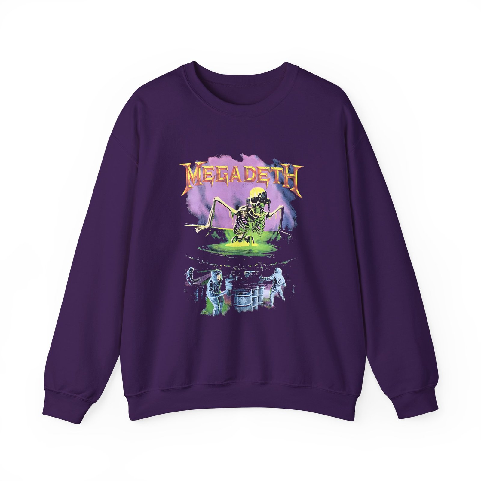 Manhead Megadeth Contaminated Unisex Heavy Blend™ Crewneck Sweatshirt - Image 11