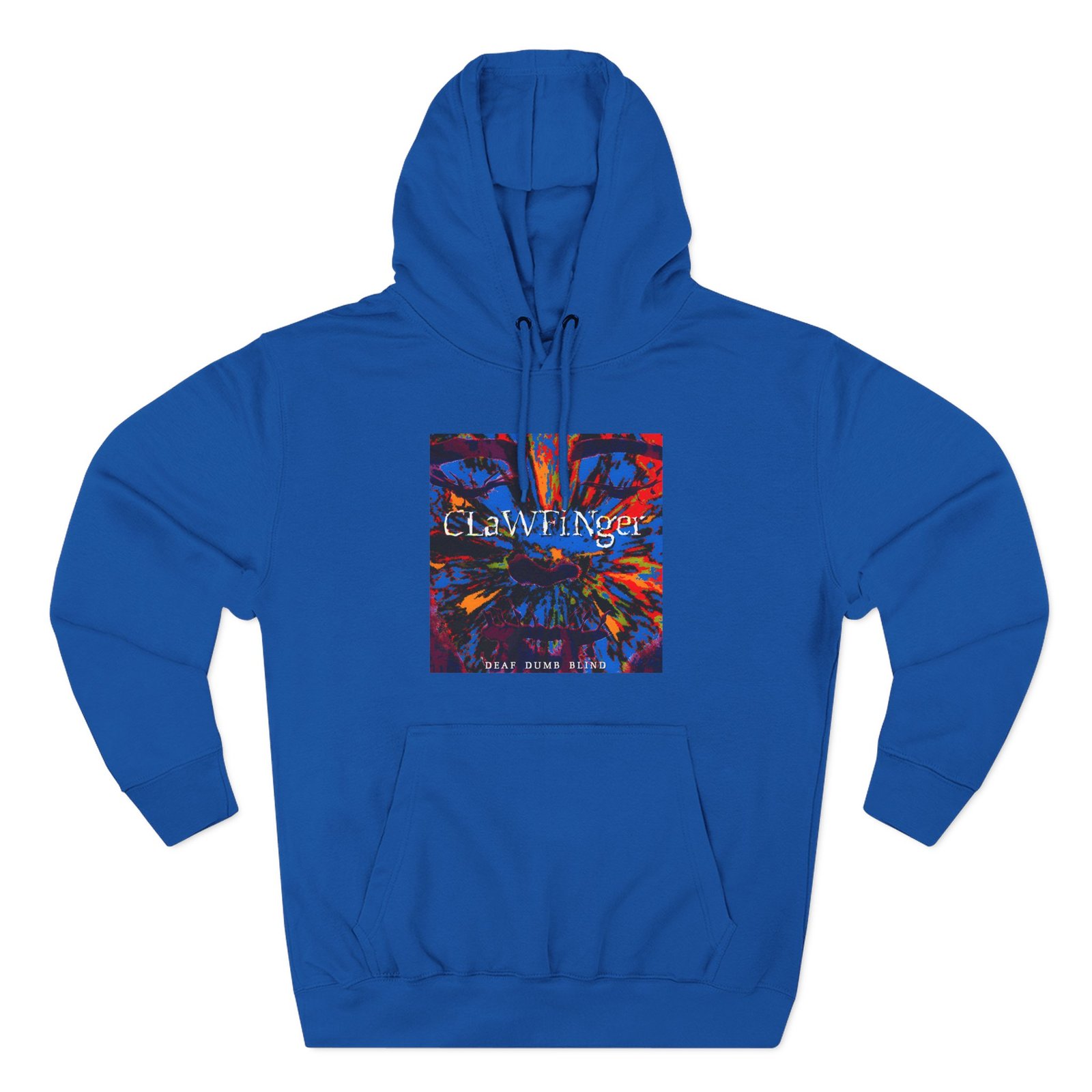 Clawfinger Deaf Dumb Blind 2 Album Cover Three-Panel Fleece Hoodie - Image 21