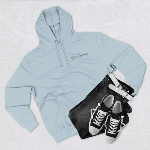 Tyler Childers Blue Muleshoe Three-Panel Fleece Hoodie - Image 19