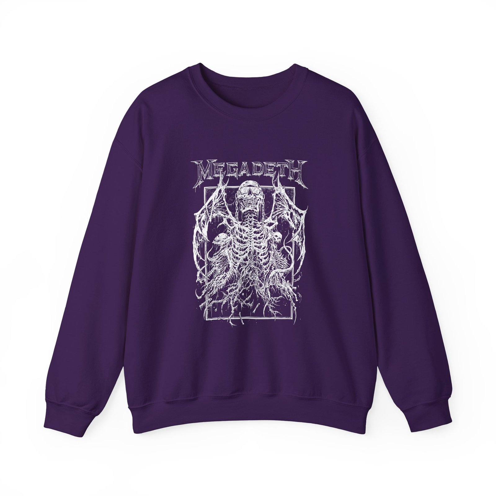Manhead Megadeth Bat Vic Rising Unisex Heavy Blend™ Crewneck Sweatshirt - Image 17