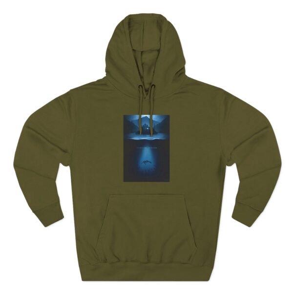 Alan Wake It’s not a lake it’s an ocean Three-Panel Fleece Hoodie - Image 9