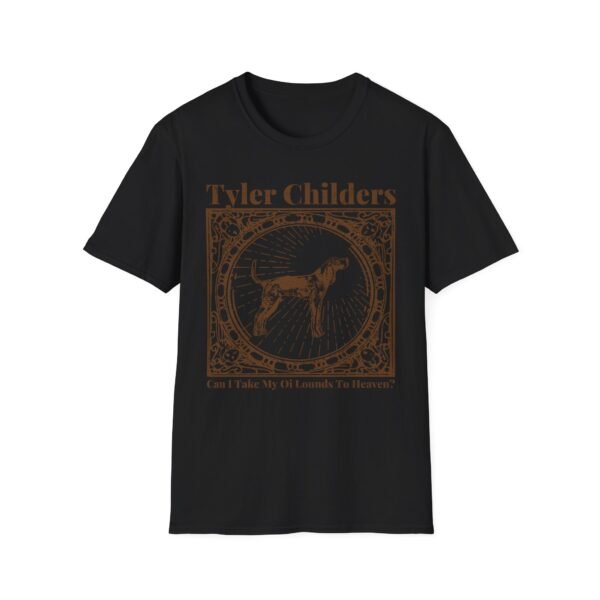 Tyler Childers Beige Hound Unisex Softstyle T-Shirt - Image 3