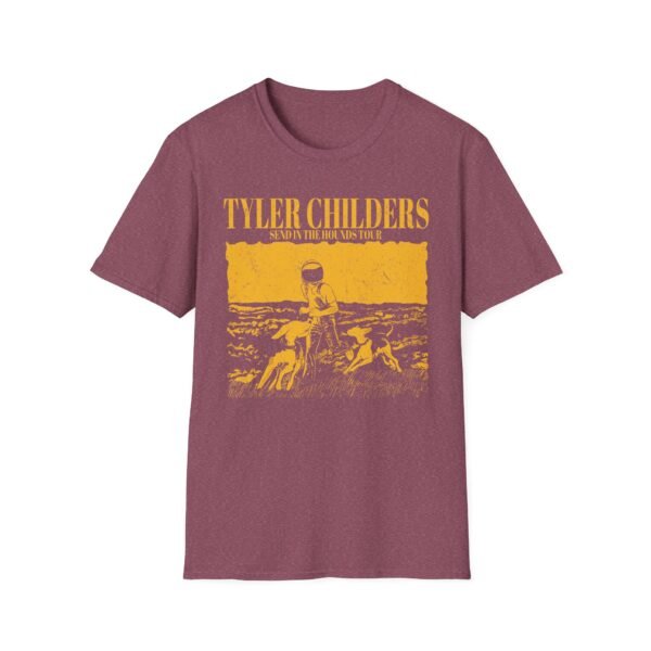 Tyler Childers Grey Hounds Tour Unisex Softstyle T-Shirt - Image 19