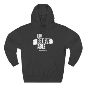 Nate Bargatze - Unbelievable Three-Panel Fleece Hoodie