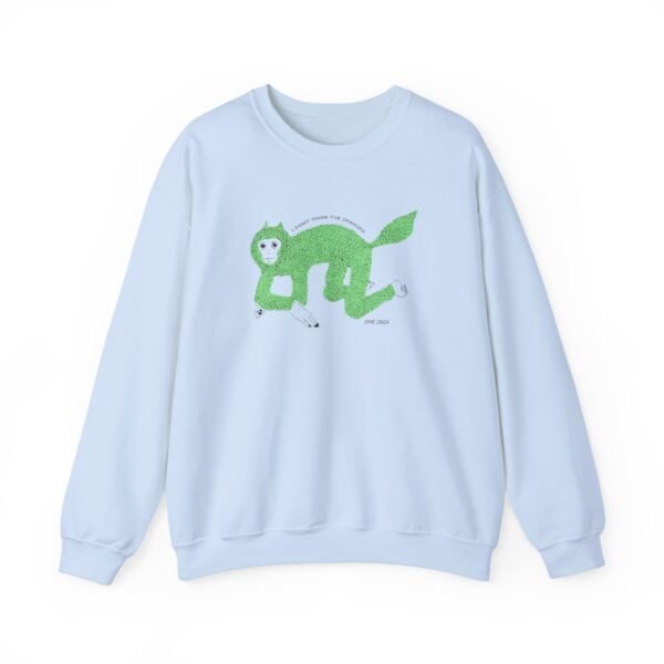 Odie Leigh Wolf Girl T Unisex Heavy Blend™ Crewneck Sweatshirt - Image 9