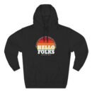 Nate Bargatze Hello Folks Three-Panel Fleece Hoodie