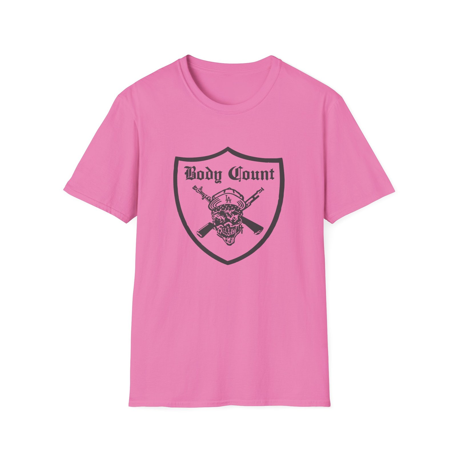 Body Count Pirate Logo Unisex Softstyle T-Shirt - Image 27