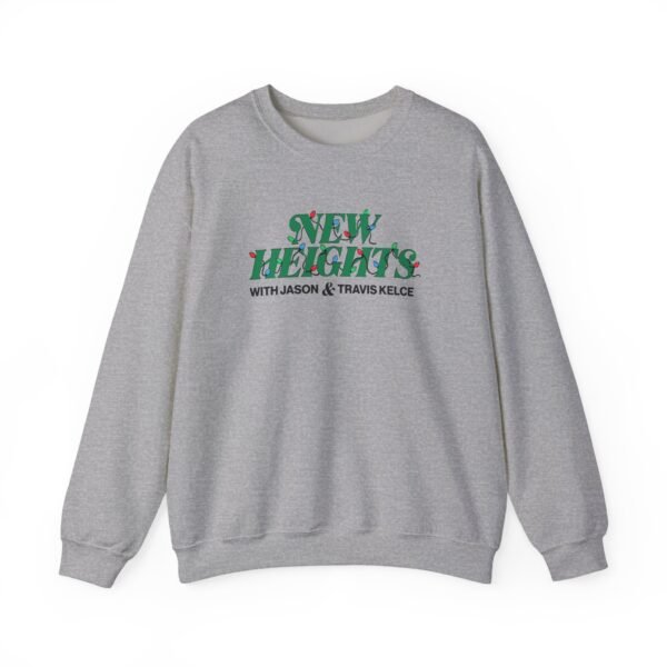 New Heights Podcast Holiday Lights Unisex Heavy Blend™ Crewneck Sweatshirt - Image 5