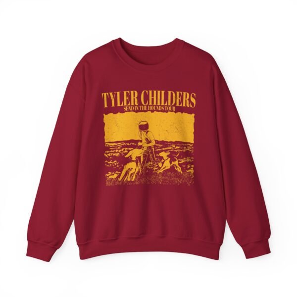 Tyler Childers Grey Hounds Tour Unisex Heavy Blend™ Crewneck Sweatshirt - Image 13