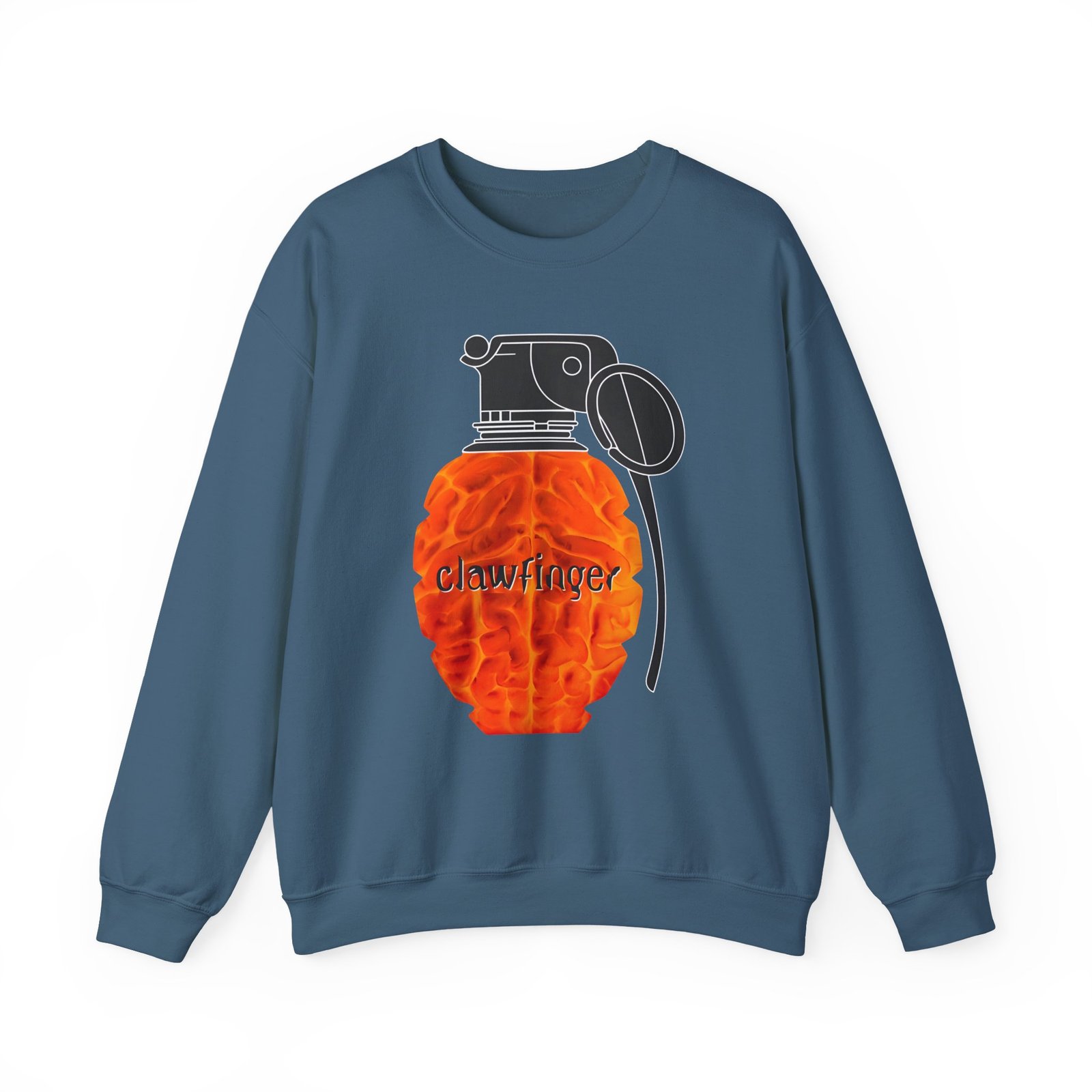 Clawfinger Use Your Brain Unisex Heavy Blend™ Crewneck Sweatshirt - Image 15
