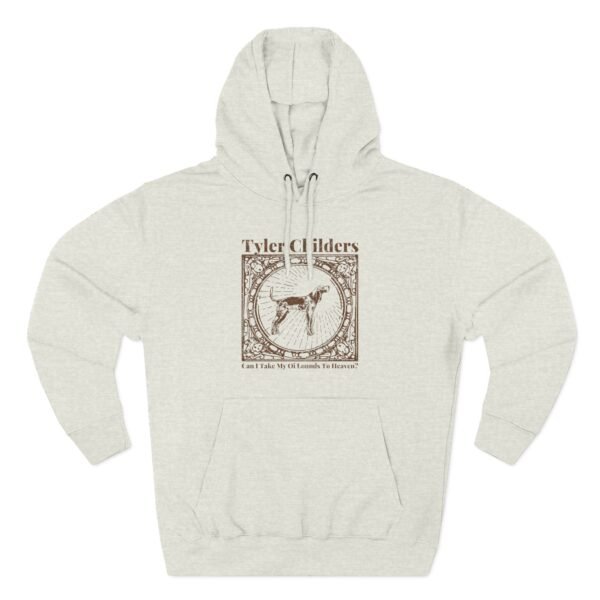 Tyler Childers Beige Hound Three-Panel Fleece Hoodie - Image 9