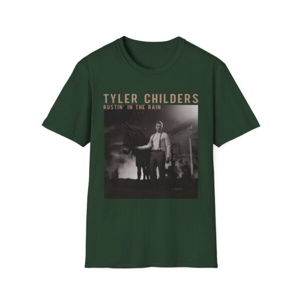 Tyler Childers Black Rustin Unisex Softstyle T-Shirt - Image 11