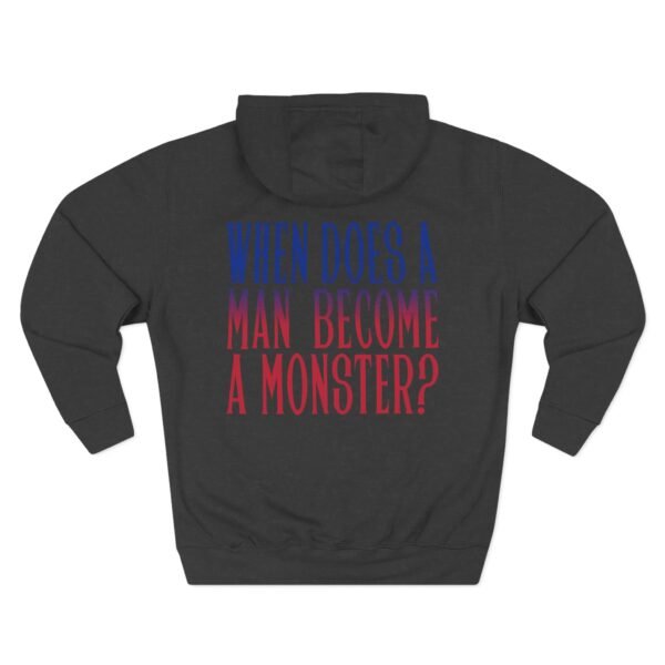 Epic Ruthlessness is Mercy  Three-Panel Fleece Hoodie - Image 2