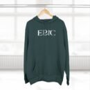 Epic Ruthlessness is Mercy  Three-Panel Fleece Hoodie