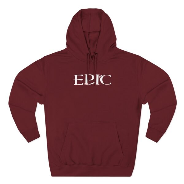 Epic Ruthlessness is Mercy  Three-Panel Fleece Hoodie - Image 21
