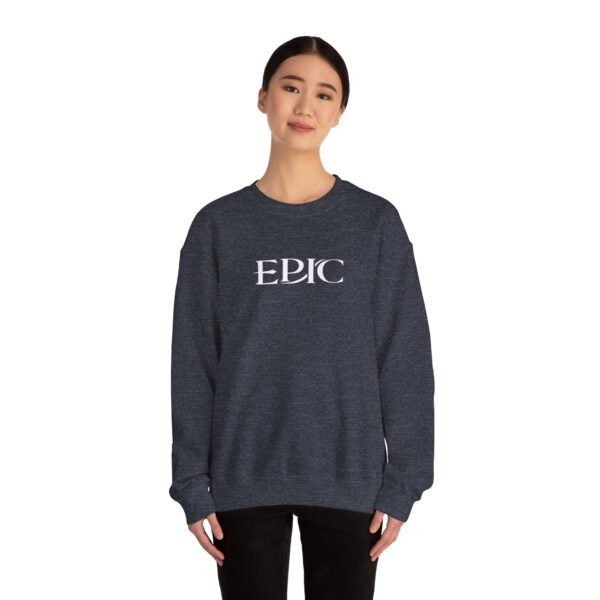Epic Ruthlessness is Mercy Unisex Heavy Blend™ Crewneck Sweatshirt - Image 32