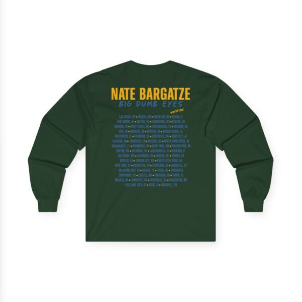 Nate Bargatze Big Dumb Eyes Tour Unisex Ultra Cotton Long Sleeve Tee - Image 8