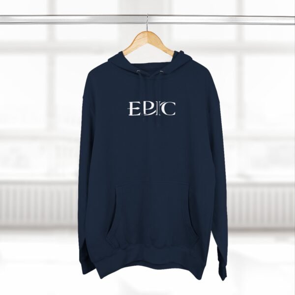 Epic Ruthlessness is Mercy  Three-Panel Fleece Hoodie - Image 20