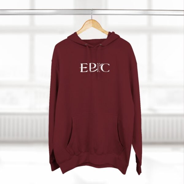 Epic Ruthlessness is Mercy  Three-Panel Fleece Hoodie - Image 24