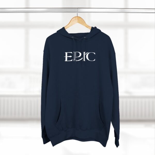 Epic Ruthlessness is Mercy  Three-Panel Fleece Hoodie - Image 20