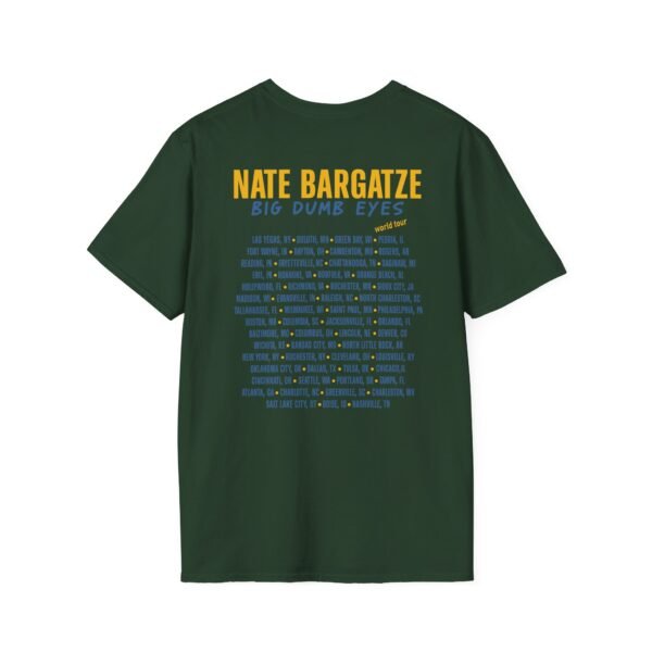 Nate Bargatze Big Dumb Eyes Tour Unisex Softstyle T-Shirt - Image 8