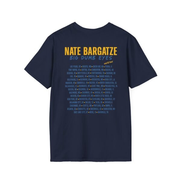 Nate Bargatze Big Dumb Eyes Tour Unisex Softstyle T-Shirt - Image 10