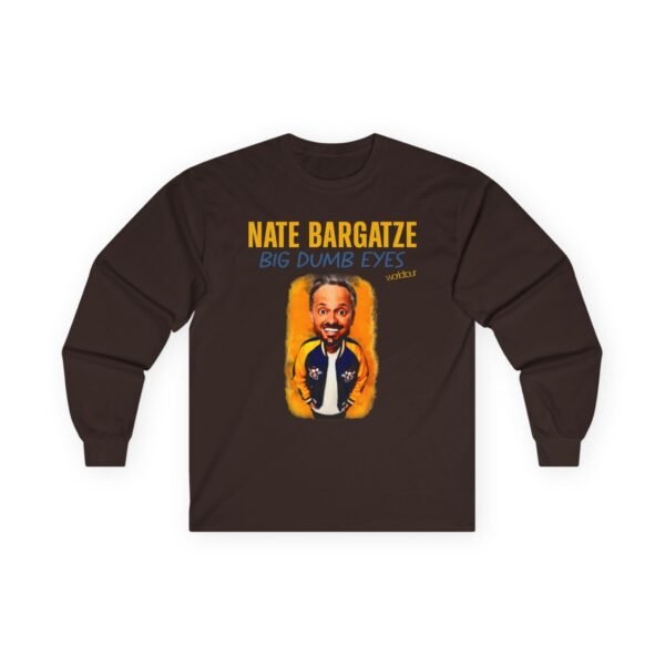 Nate Bargatze Big Dumb Eyes Tour Unisex Ultra Cotton Long Sleeve Tee - Image 5