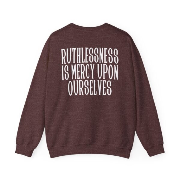 Epic Ruthlessness is Mercy Unisex Heavy Blend™ Crewneck Sweatshirt - Image 2