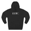 Epic Ruthlessness is Mercy  Three-Panel Fleece Hoodie