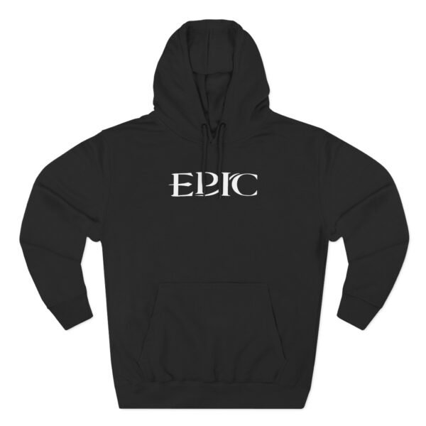 Epic Ruthlessness is Mercy  Three-Panel Fleece Hoodie - Image 5