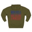 Epic Ruthlessness is Mercy  Three-Panel Fleece Hoodie